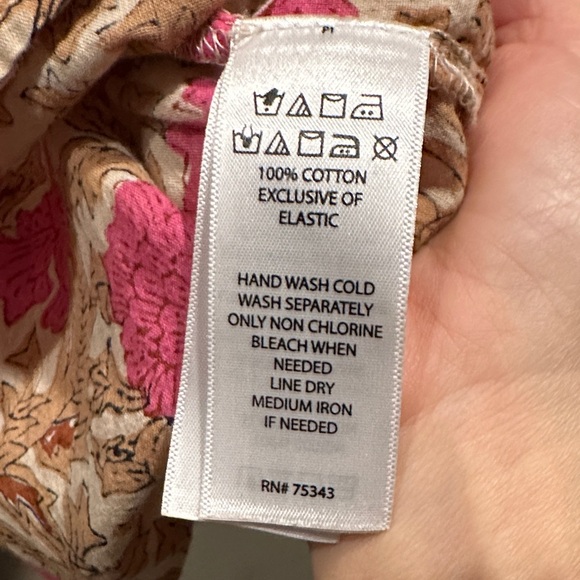 Rachel Zoe Pink and Brown Floral Blouse - Picture 6 of 6